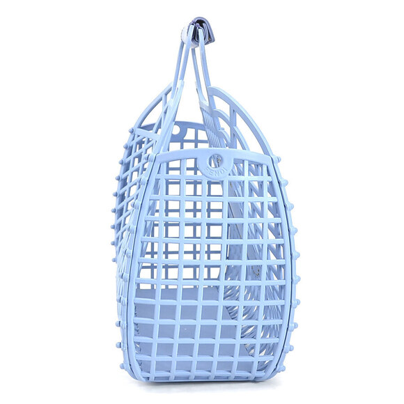 Fendi Basket Handbag Blue - Picture 2 of 5